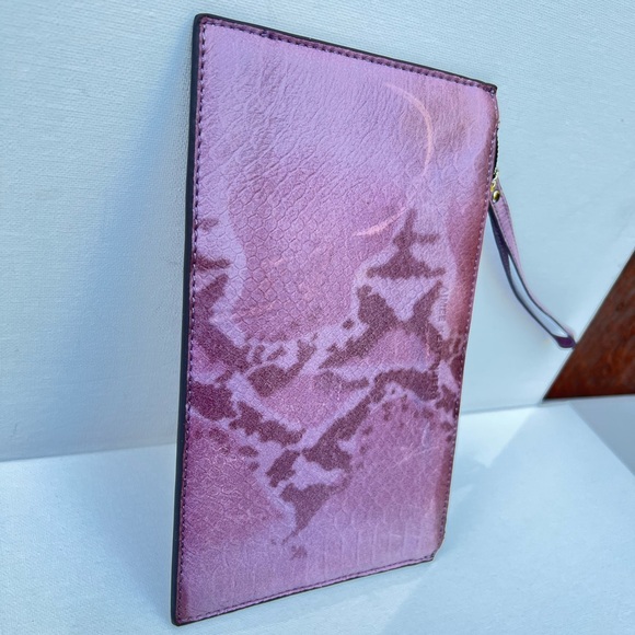 Aimee Kestenberg pink Leather Wristlet Wallet - Picture 6 of 7